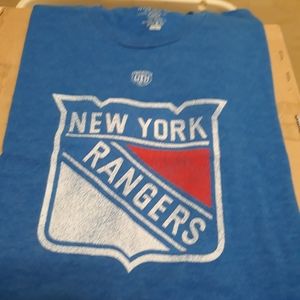 New York Rangers Old Tyme Hockey Mens L Tshirt